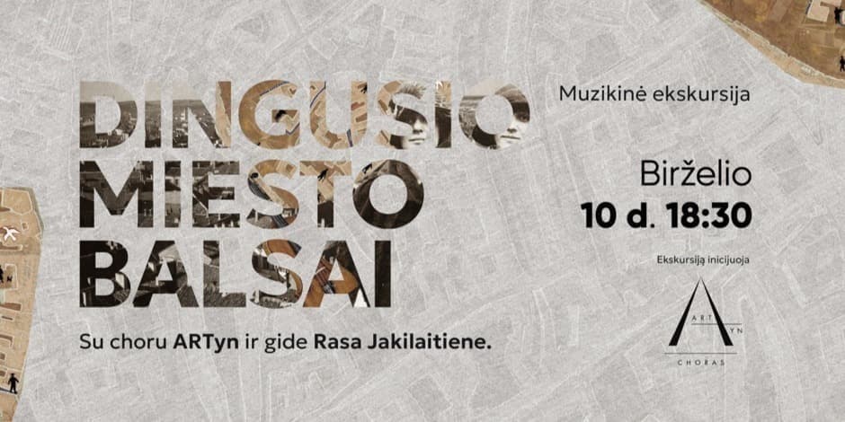 Pirkti bilietus Muzikinė ekskursija „Dingusio miesto balsai” Vilnius, Devyniasdešimt aštunti Birželis 10