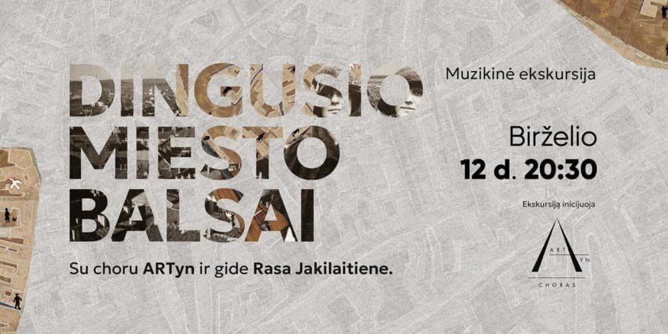 Pirkti bilietus Muzikinė ekskursija „Dingusio miesto balsai” Vilnius, Devyniasdešimt aštunti Birželis 12