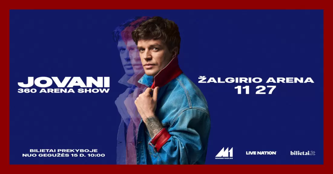 Pirkti bilietus Jovani Arena Show 360 Kaunas, Kauno Žalgirio arena Lapkritis 27