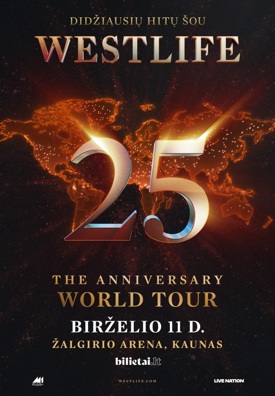Pirkti bilietus WESTLIFE 25: THE ANNIVERSARY WORLD TOUR Kaunas, Kauno Žalgirio arena Birželis 11