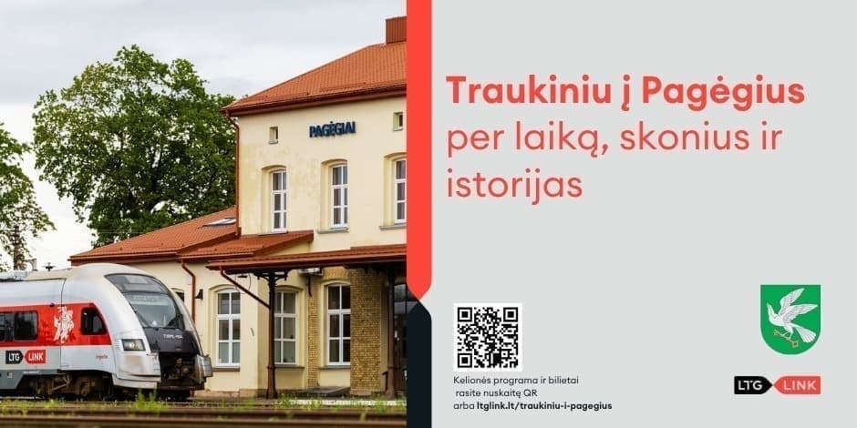 Pirkti bilietus Traukiniu į Pagėgius per laiką, skonius ir istorijas Klaipėda, Klaipėdos traukinių stotis Birželis 06
