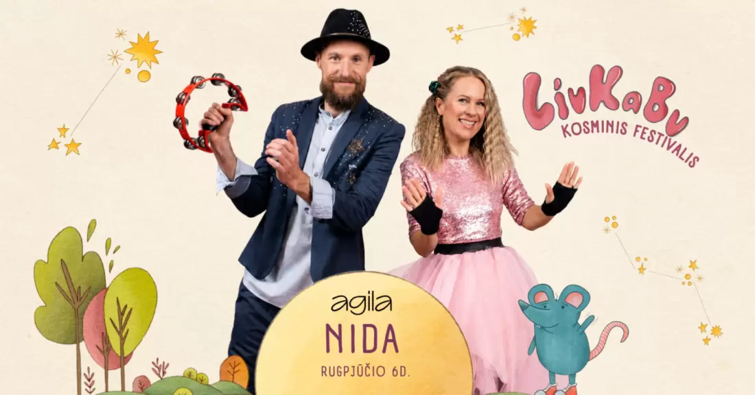 Pirkti bilietus LIUKABU | Kosminis festivalis | Nida Nida, Nidos kultūros ir turizmo informacijos centras Agila Rugpjūtis 06