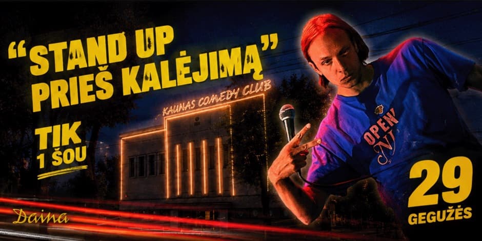 Pirkti bilietus OLEG SURAJEV STAND UP: PRIEŠ KALĖJIMĄ KAUNE 05.29 Kaunas, Runas Lounge Gegužė 29