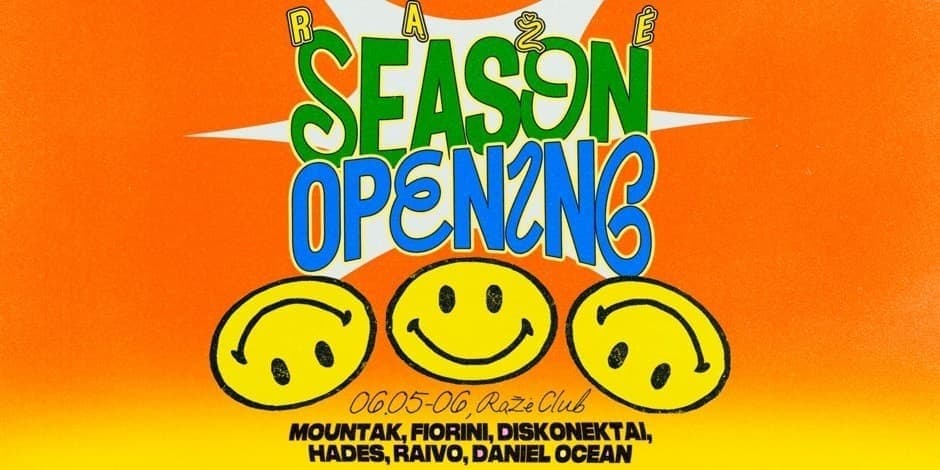 Pirkti bilietus RĄŽĖ SEASON OPENING | Mountak ~ Fiorini ~ Diskonektai ~ Hades ~ Raivo ~ Daniel Ocean Palanga, Rąžė Birželis 05-06