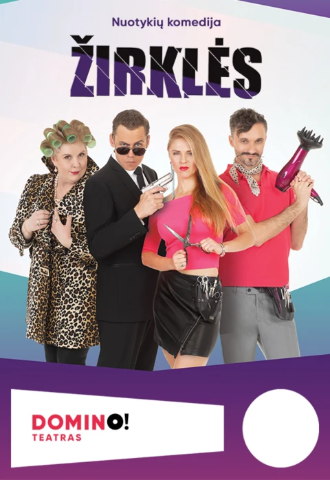 Pirkti bilietus DOMINO teatras | komedija ŽIRKLĖS Vilnius, DOMINO teatras Rugsėjis 06