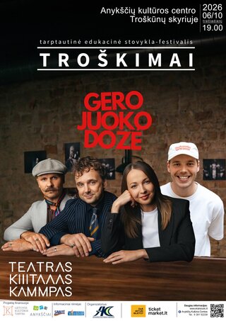 Pirkti bilietus TARPTAUTINĖ EDUKACINĖ STOVYKLA–FESTIVALIS „TROŠKIMAI“| Teatro ,,Kitas kampas