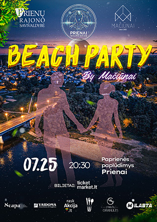 Pirkti bilietus Sound Wave Beach Party Prienai, Paprienės paplūdimys Liepa 25