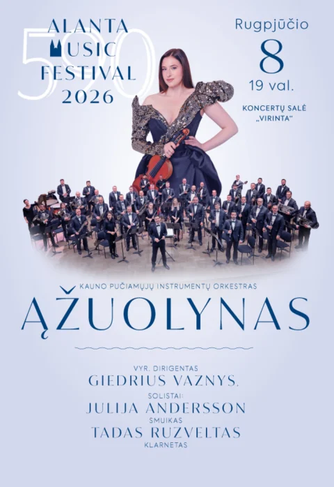 Pirkti bilietus Alantos muzikos festivalis. ĄŽUOLYNAS Molėtų raj., Koncertų salė „Virinta“ Rugpjūtis 08