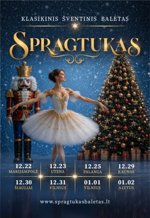 Pirkti bilietus Klasikinis baletas „Spragtukas“ Kaunas, Kauno sporto halė Gruodis 29