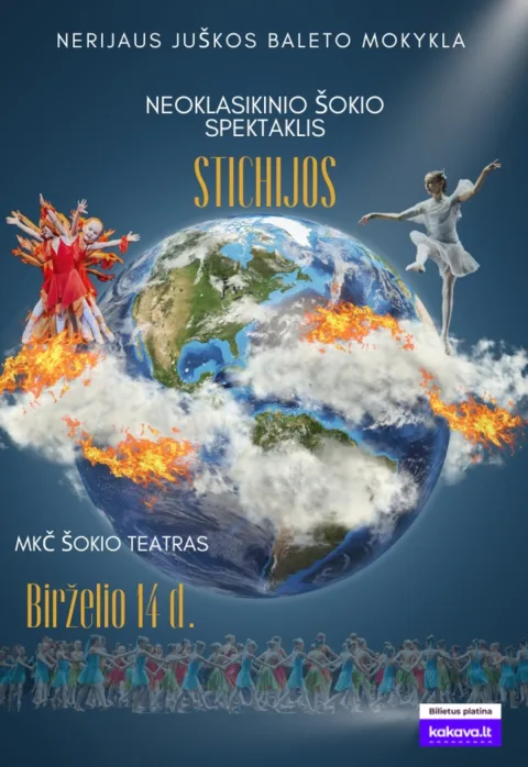 Pirkti bilietus STICHIJOS Vilnius, Šokio teatras Birželis 14