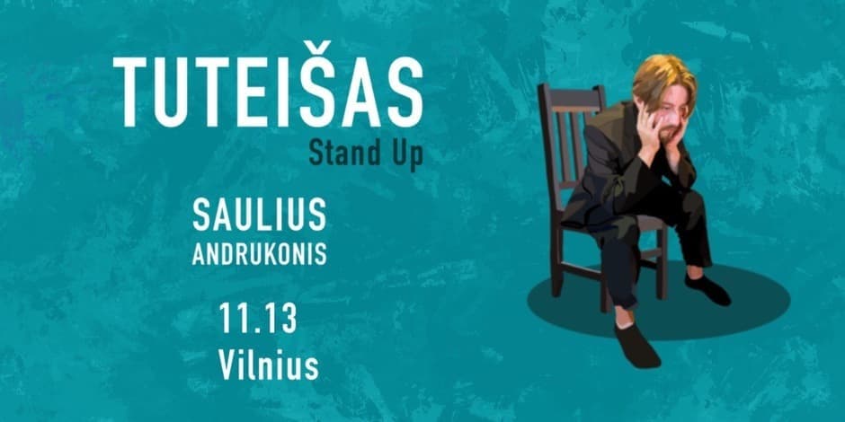 Pirkti bilietus Saulius Andrukonis | Tuteišas | Stand-up Vilnius, K2 Comedy Club Lapkritis 13