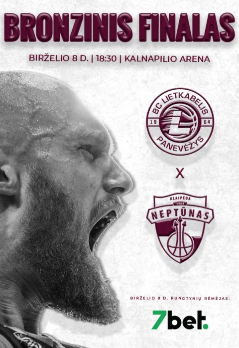 Pirkti bilietus LKL rungtynės: Panevėžio „Lietkabelis“ – Klaipėdos „Neptūnas“ Panevėžys, Kalnapilio arena Birželis 08