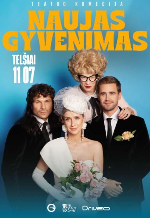 Pirkti bilietus Teatro komedija „Naujas gyvenimas“ Telšiai, Telšių kultūros centras Lapkritis 07