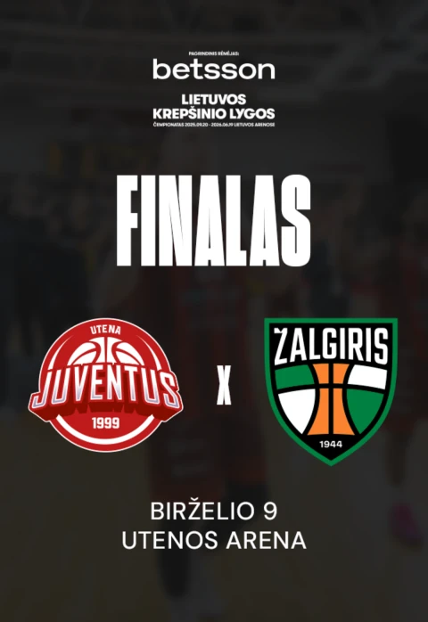 Pirkti bilietus LKL FINALAS: „Juventus“ – „Žalgiris“ Utena, Utenos daugiafunkcis sporto centras Birželis 09