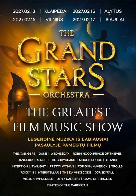 Pirkti bilietus (Kaunas) THE GRAND STARS ORCHESTRA 