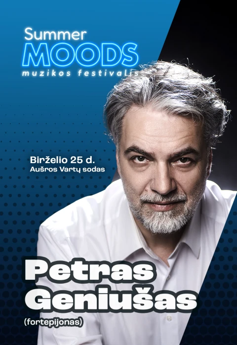 Pirkti bilietus Summer Moods | Petras Geniušas Vilnius, Aušros vartų Karmelitų vienuolyno sodas Birželis 25