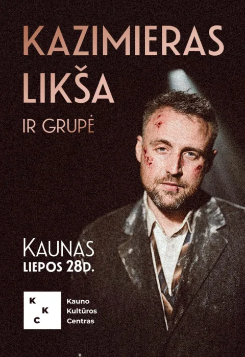 Pirkti bilietus Kazimieras Likša ir grupė | Kaunas Kaunas, KKC / Kauno Kultūros Centras Liepa 28