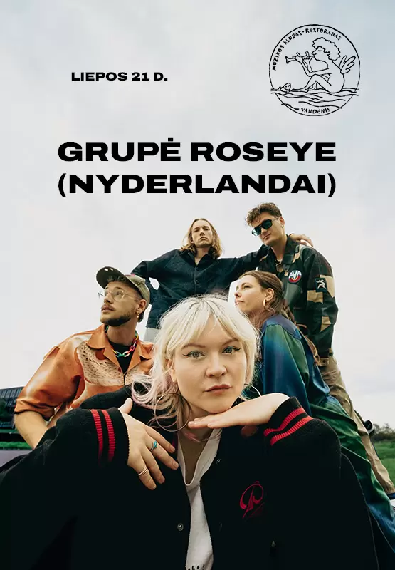 Pirkti bilietus Grupė ROSEYE (Nyderlandai) Palanga, Muzikos klubas Vandenis Liepa 21