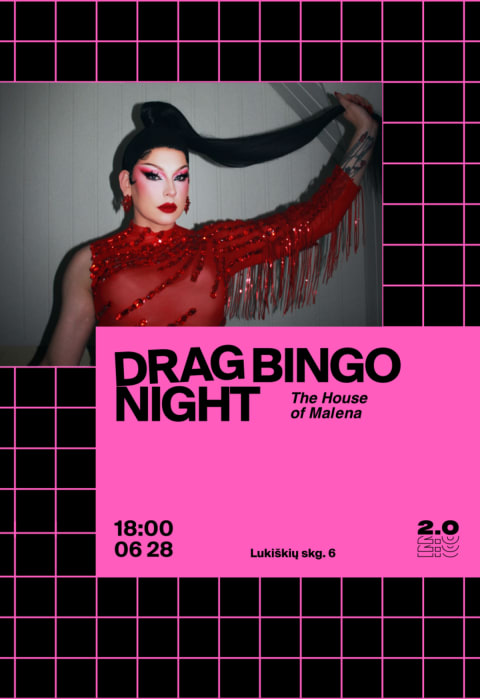 Pirkti bilietus Drag Bingo | The House of Malena – Lukiškių kalėjimas 2.0 Vilnius, Lukiškių kalėjimas 2.0 Birželis 28