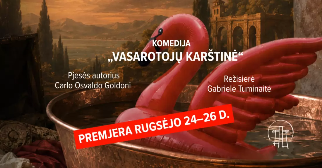 Pirkti bilietus VMT premjera | VASAROTOJŲ KARŠTINĖ Vilnius, Valstybinis Vilniaus mažasis teatras Lapkritis 12