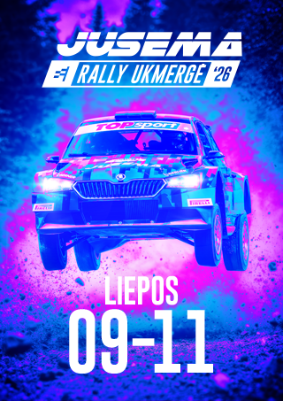 Pirkti bilietus Jusema rally Ukmergė 2026 Ukmergės raj., Ukmergė Liepa 09-11