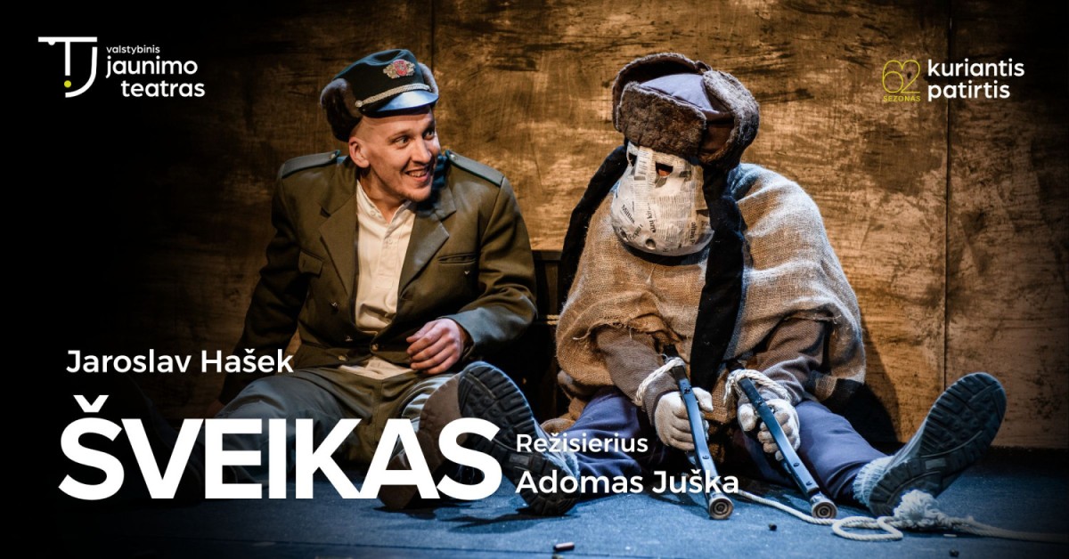 Pirkti bilietus ŠVEIKAS. Rež. Adomas Juška Vilnius, Valstybinis jaunimo teatras Spalis 11