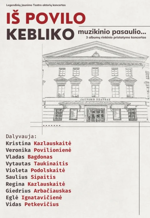 Pirkti bilietus Legendinių Jaunimo teatro aktorių koncertas Vilnius, Šv. Kotrynos bažnyčia Lapkritis 07