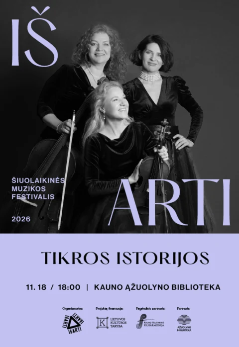Pirkti bilietus TIKROS ISTORIJOS Kaunas, Ąžuolyno bibliotekos žvaigždžių salė Lapkritis 18