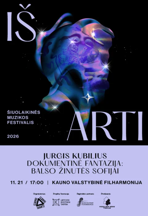 Pirkti bilietus DOKUMENTINĖ FANTAZIJA: BALSO ŽINUTĖS SOFIJAI Kaunas, Kauno valstybinė filharmonija Lapkritis 21