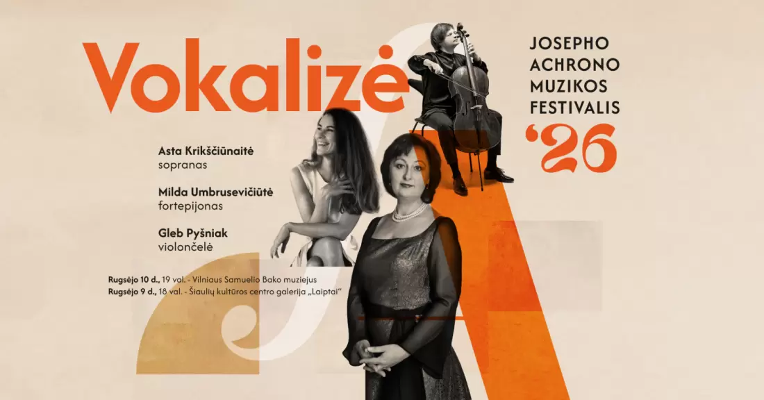 Pirkti bilietus Vokalizė: Asta Krikščiūnaitė, Milda Umbrusevičiūtė, Gleb Pyšniak Šiauliai, Galerija Laiptai Rugsėjis 09