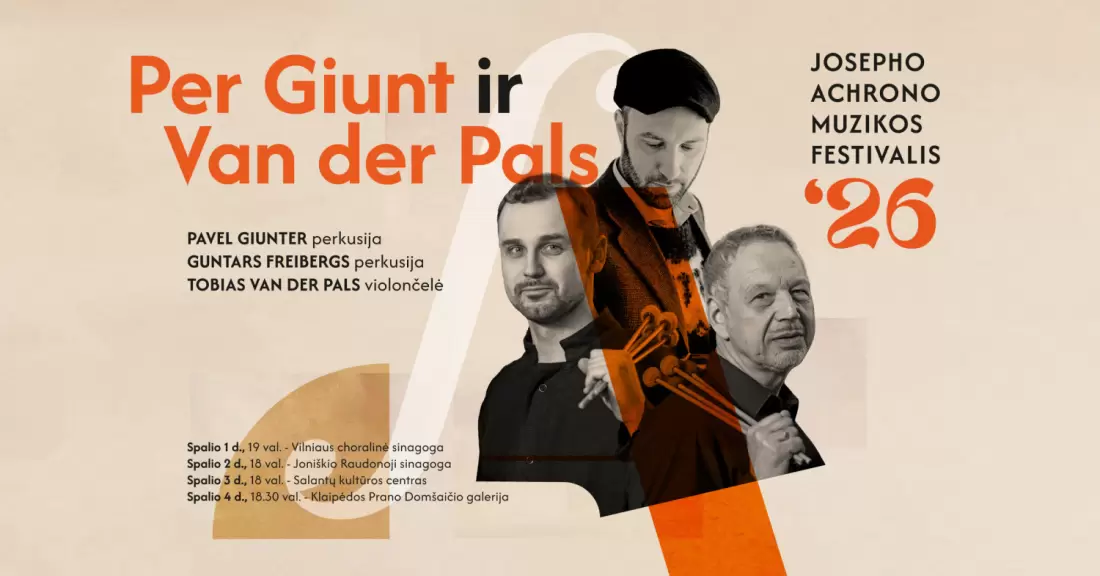 Pirkti bilietus Per Giunt ir van der Pals: Pavel Giunter, Guntars Freibergs, Tobias van der Pals Klaipėda, Klaipėdos Prano Domšaičio galerija Spalis 04