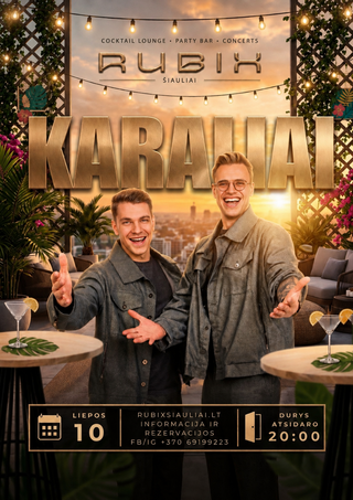 Pirkti bilietus GRUPĖ KARALIAI | RUBIX Vasario 16-osios g. 48, Šiauliai, Rubix klubas Liepa 10
