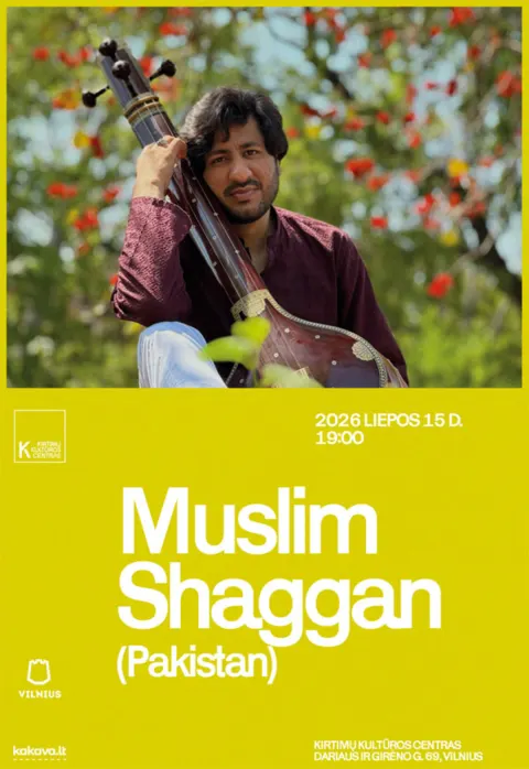 Pirkti bilietus MUSLIM SHAGGAN (Pakistanas) koncertas | Vilnius Vilnius, Kirtimų kultūros centras Liepa 15