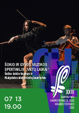 Pirkti bilietus Šokio ir gyvos muzikos spektaklis „Metų laikai“ Šiauliai, Chaimo Frenkelio vilos parkas Liepa 13