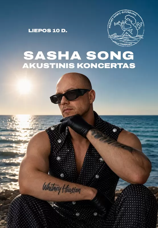 Buy tickets Sasha Song | Akustinis koncertas Palanga, Muzikos klubas Vandenis July 10