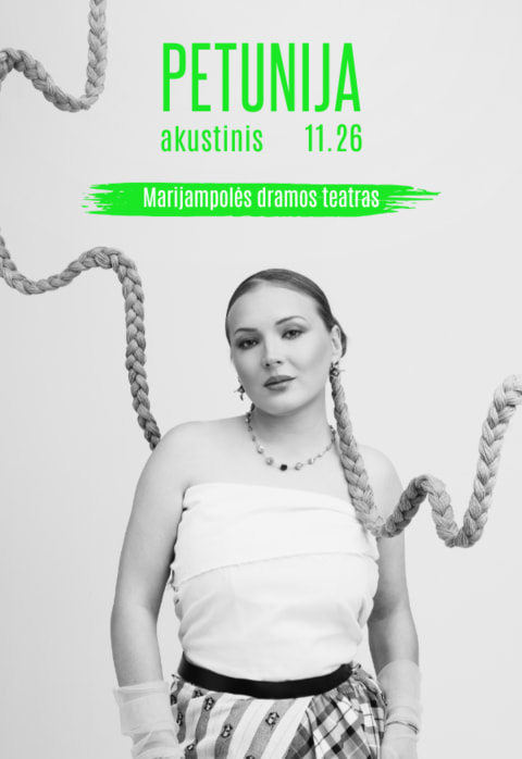 Pirkti bilietus PETUNIJA // akustinis Marijampolė Marijampolė, Marijampolės dramos teatras Lapkritis 26