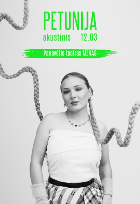 Pirkti bilietus PETUNIJA // akustinis Panevėžys Panevėžys, Panevėžio teatras MENAS Gruodis 03