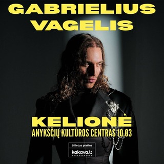 Pirkti bilietus Gabrielius Vagelis | Kelionė Kaunas, Dariaus ir Girėno stadionas Spalis 03
