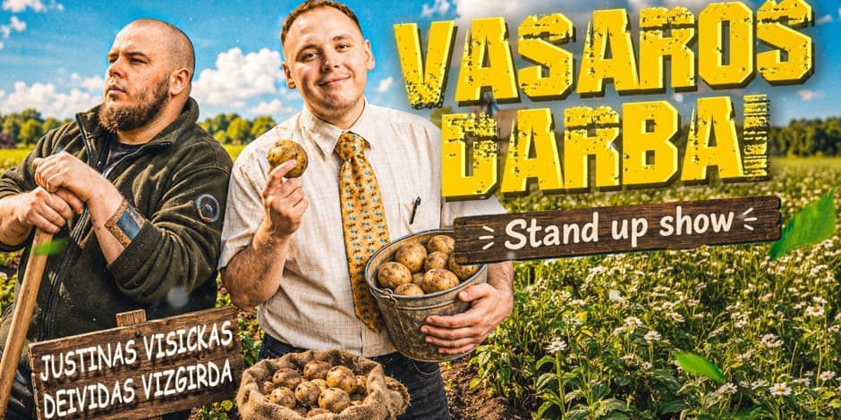 Pirkti bilietus “Vasaros darbai” Stand-up (Panevėžys) Panevėžys, Desperado Liepa 10