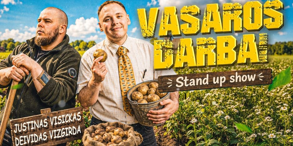 Pirkti bilietus “Vasaros darbai” Stand-up (Klaipėda) Klaipėda, Baras Rasãlas Liepa 17