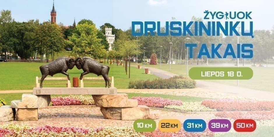 Pirkti bilietus ŽYGIUOK DRUSKININKŲ TAKAIS Druskininkai, Turistų g. 1 Liepa 18