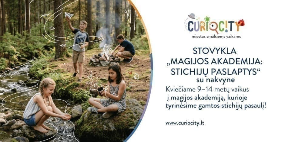Pirkti bilietus Vasaros stovykla „Magijos akademija: stichijų paslaptys” su nakvyne Prienų rajono savivaldybė, Harmony Park Liepa 26-31