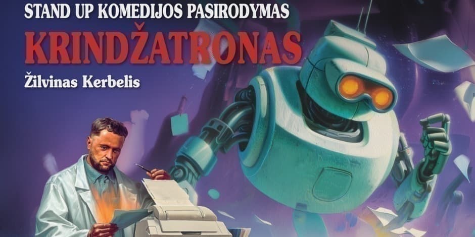 Pirkti bilietus Žilvinas Kerbelis | STAND UP | KRINDŽATRONAS [VILNIUS] Vilnius, VU botanikos sodo Vingio skyrius Liepa 30