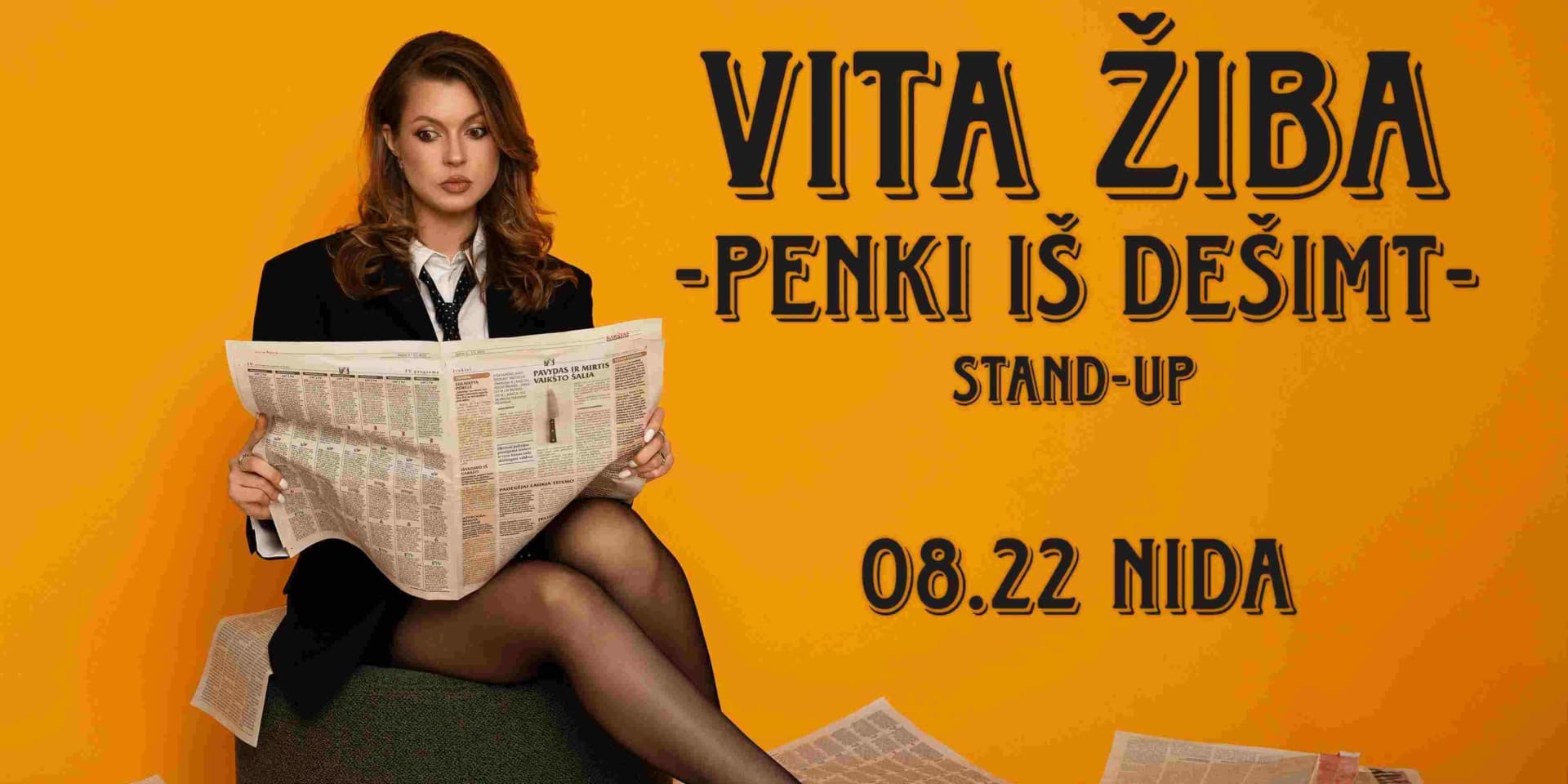 Pirkti bilietus NIDA | VITA ŽIBA STAND-UP 