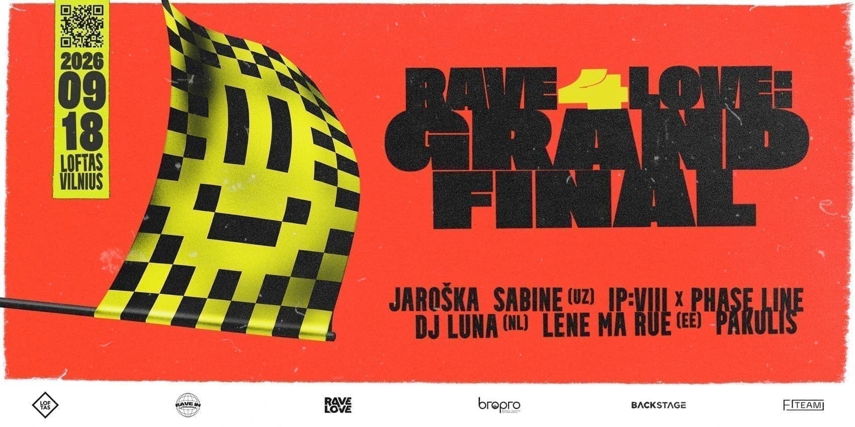 Pirkti bilietus RAVE 4 LOVE: GRAND FINAL Vilnius, Menų fabrikas LOFTAS Rugsėjis 18-19