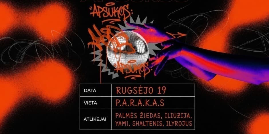 Pirkti bilietus Apsukos Kaunas, P.A.R.A.K.A.S Rugsėjis 19-20