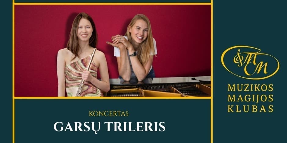 Pirkti bilietus Garsų trileris | Dominyka Šeibok ir Emilija Rožukaitė Vilnius, Muzikos magijos klubas Spalis 06