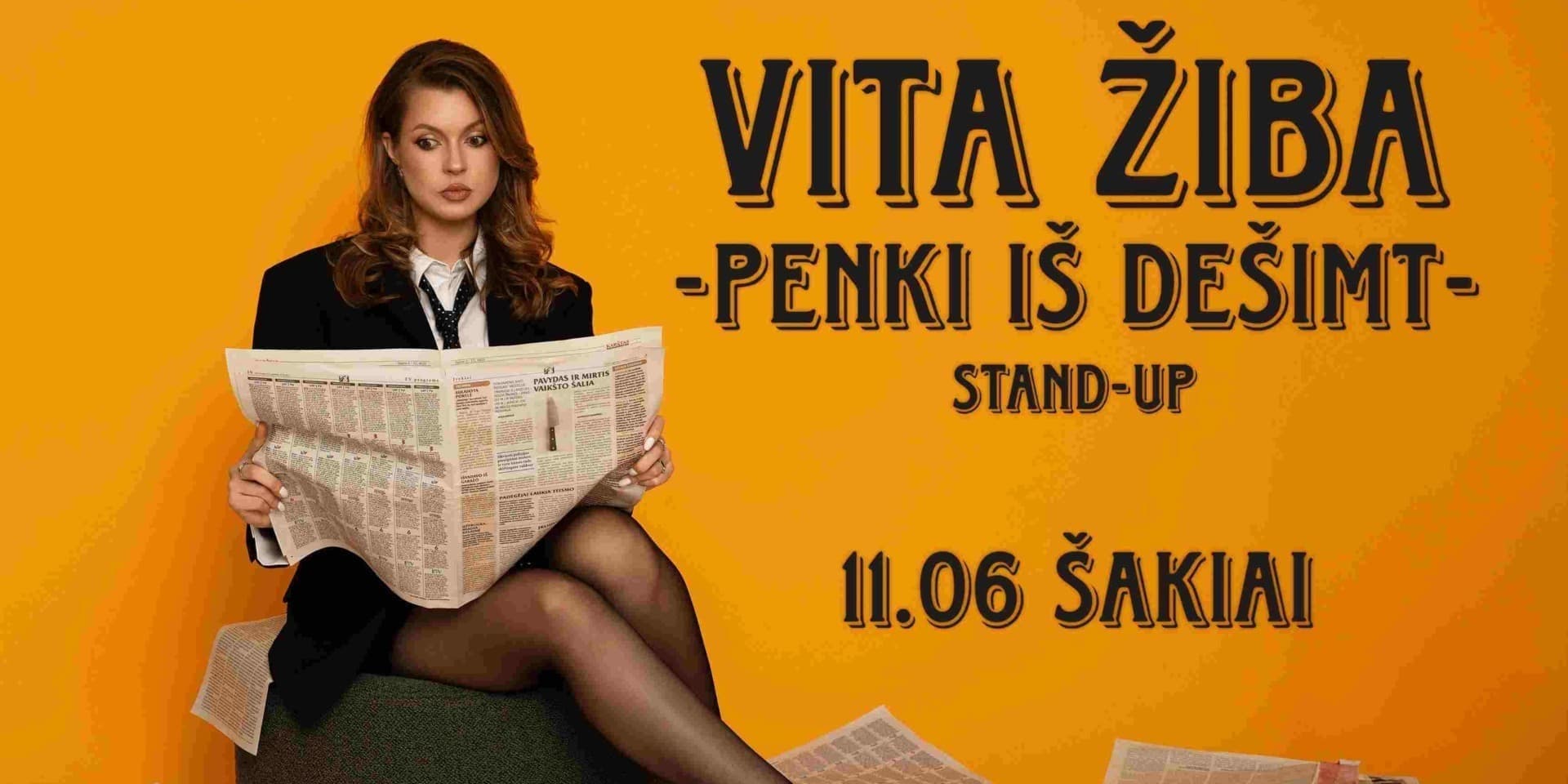 Pirkti bilietus ŠAKIAI | VITA ŽIBA STAND-UP 