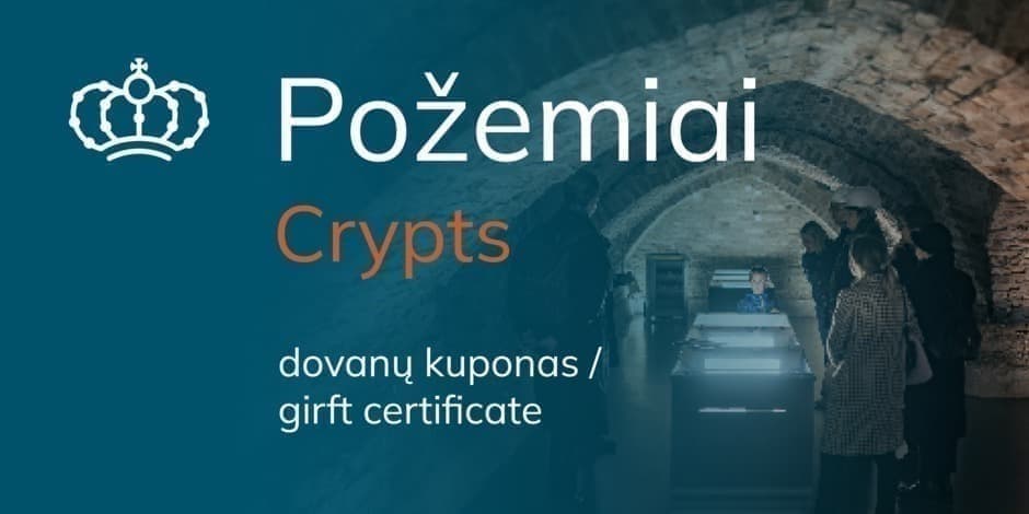 Pirkti bilietus Dovanų kuponas apsilankymui su gidu Vilniaus katedros požemiuose Vilnius, Vilniaus katedros varpinė 2027 Spalis 24 - Vasaris 01