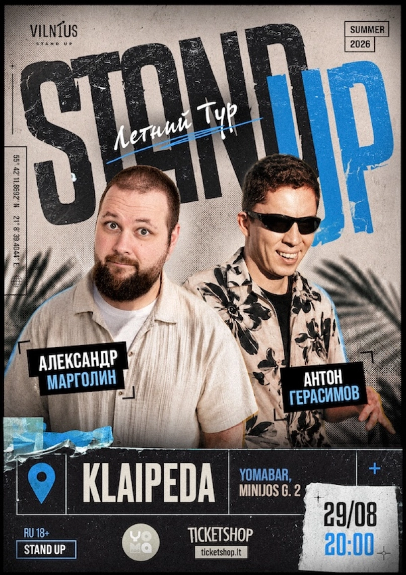 Pirkti bilietus STAND UP | KLAIPEDA Klaipėda, YomaBAR Rugpjūtis 29
